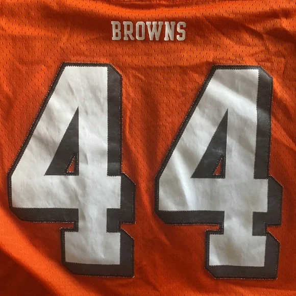 Cleveland Browns Alternate Jersey by Reebok - Picture 3 of 3